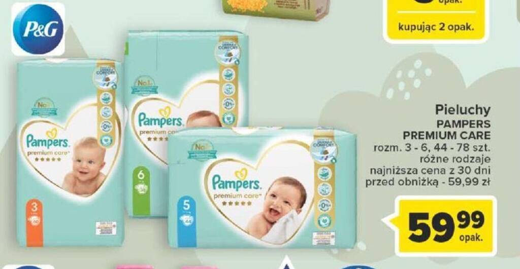 biedronka pampers premium care