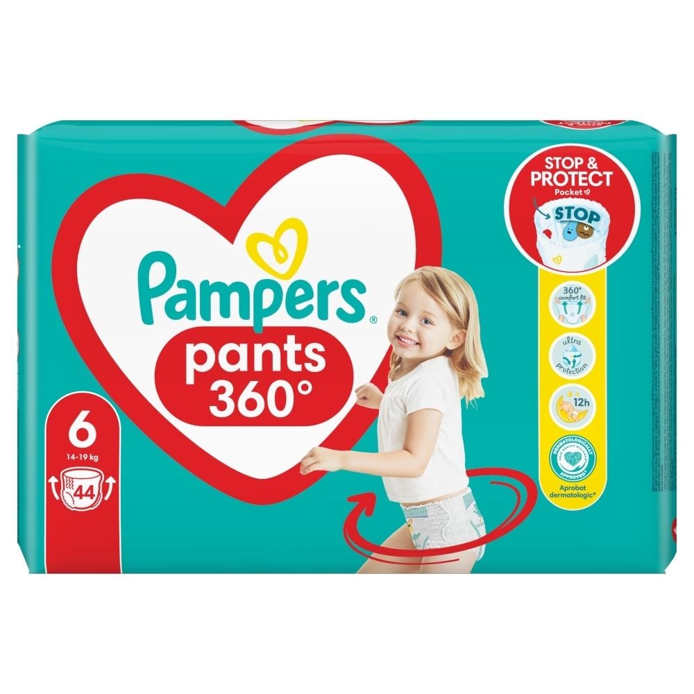 pieluchomajtki pampers premium care pants 4 maxi 44 szt