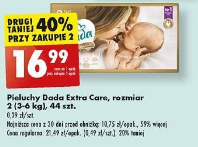 pampers care 3 cena