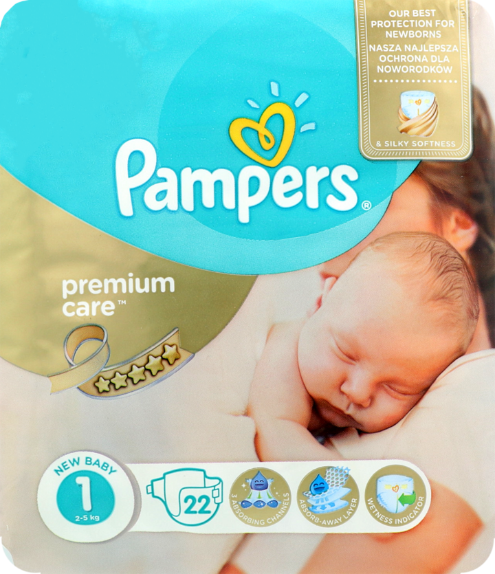 pieluchy pampers najmniejszy rozmiar