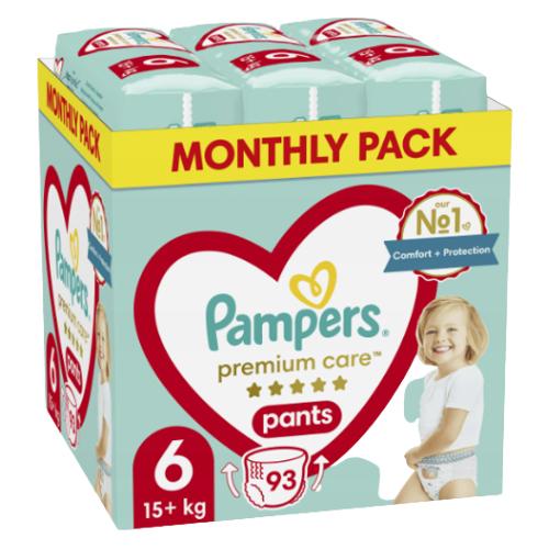 pieluchomajtki pampers premium care pants 4 maxi 44 szt