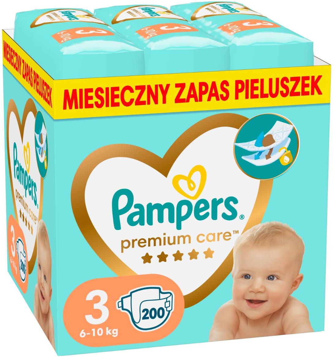 pieluchy pampers najmniejszy rozmiar