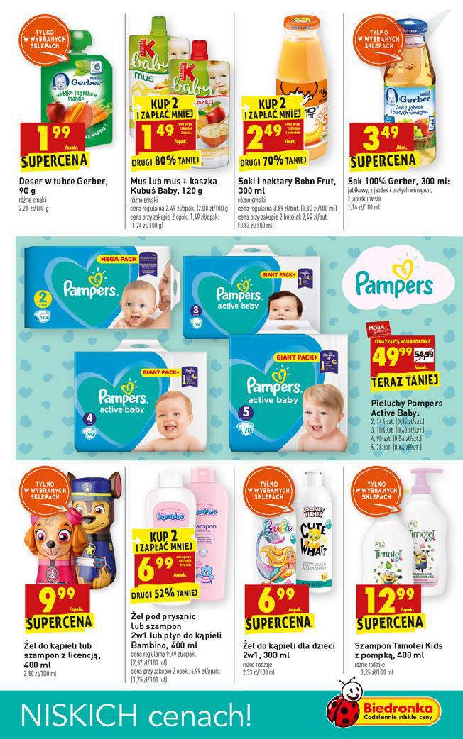 pampers spodni