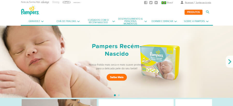 pampers sensitive 576