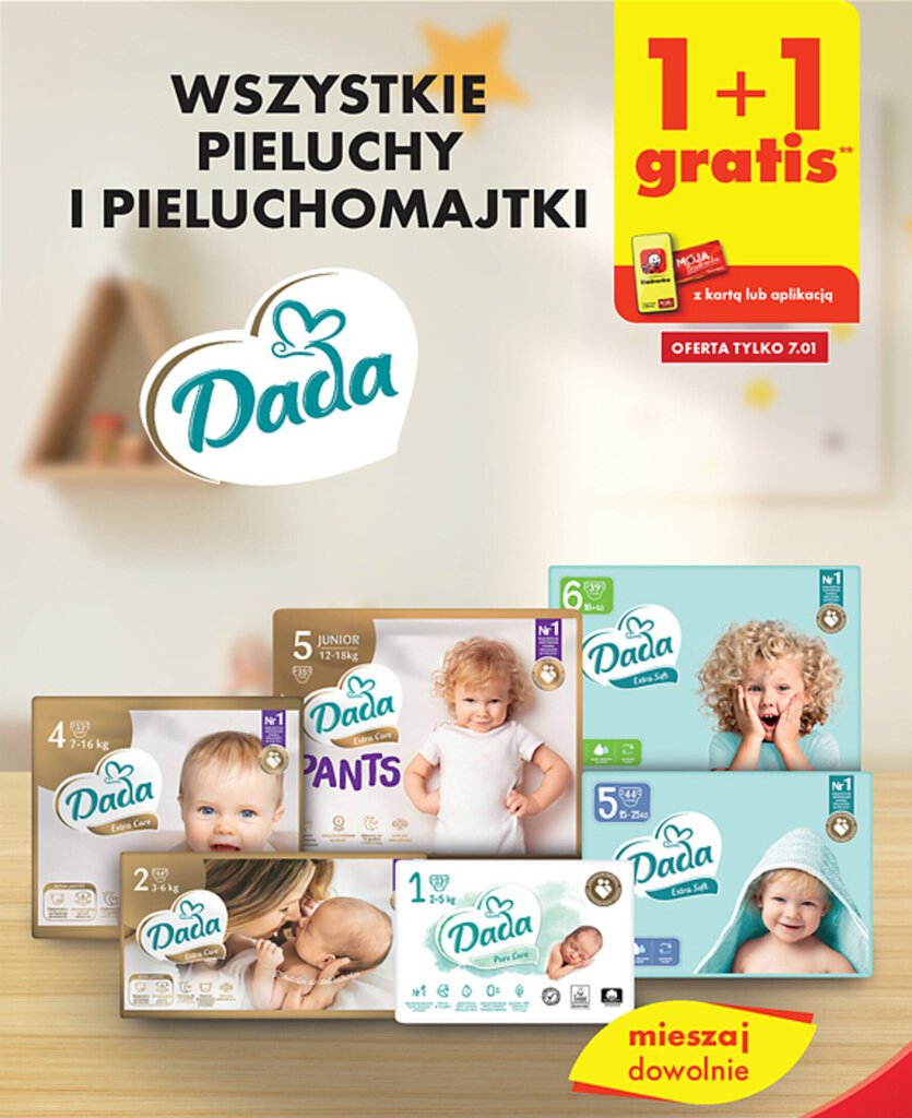 pieluchy dada pampers premiumc care