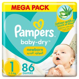 chusteczek pielęgnacyjnych pampers