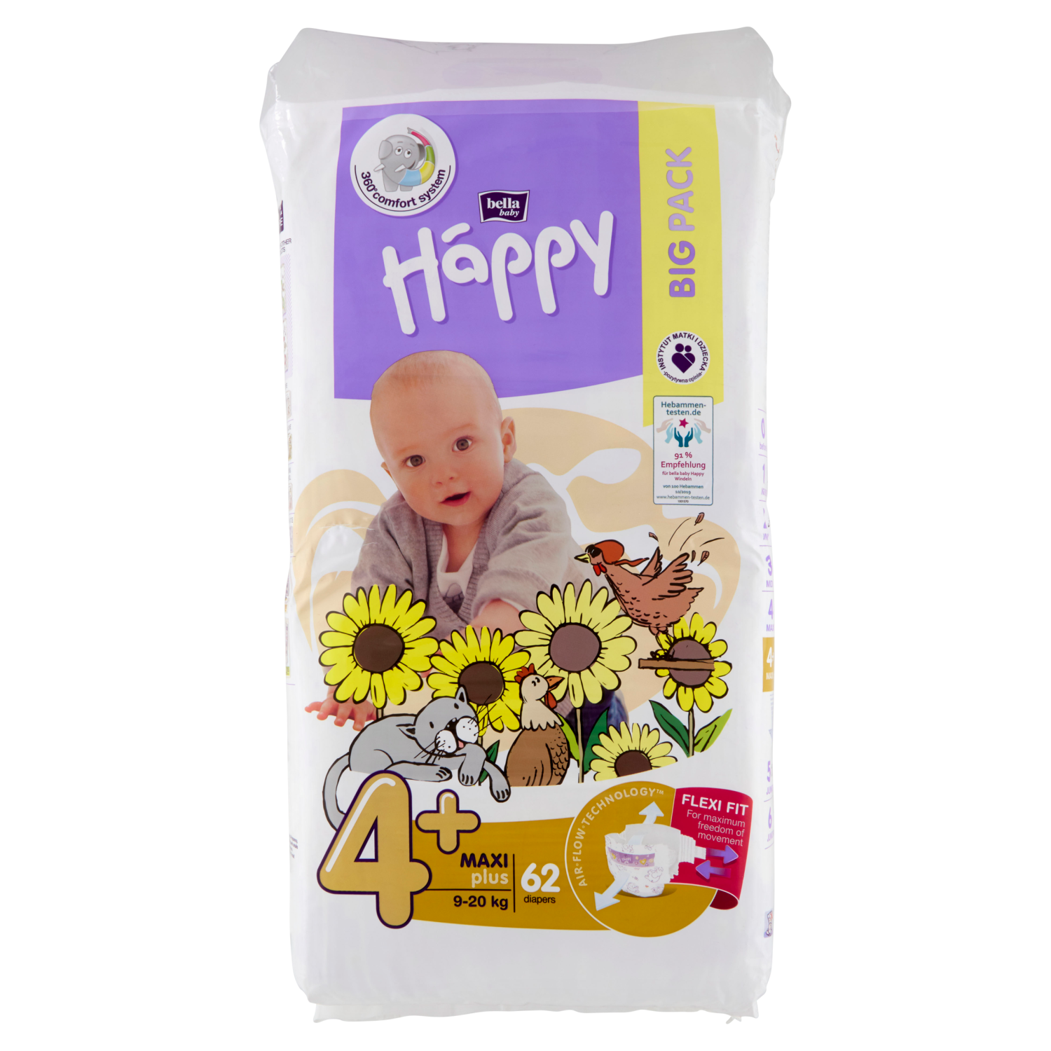 pieluchomajtki pampers 4+ 100 sztuk