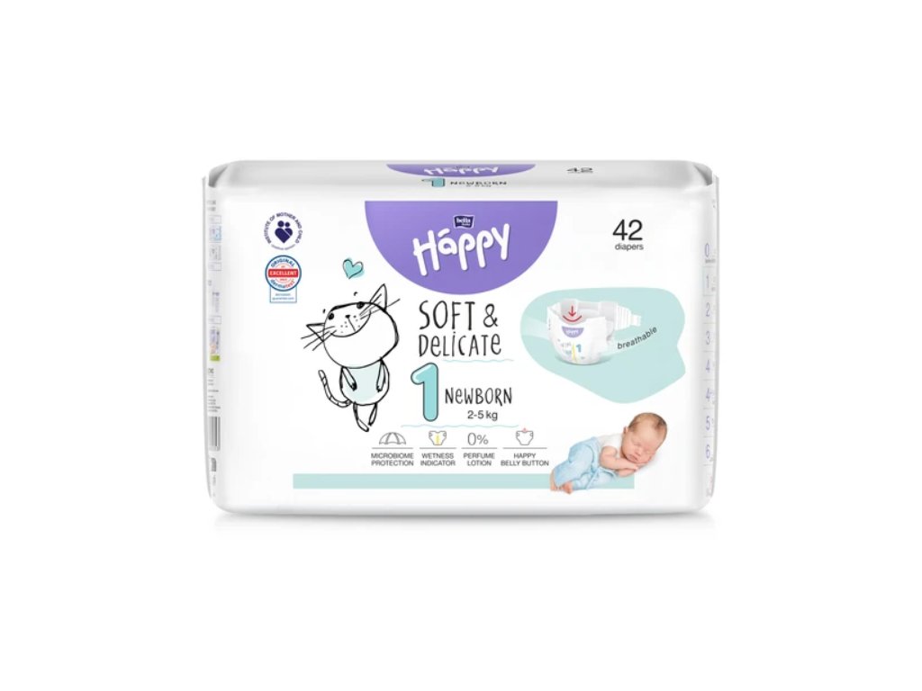 pieluchy pampers premium care 1 newborn 22szt