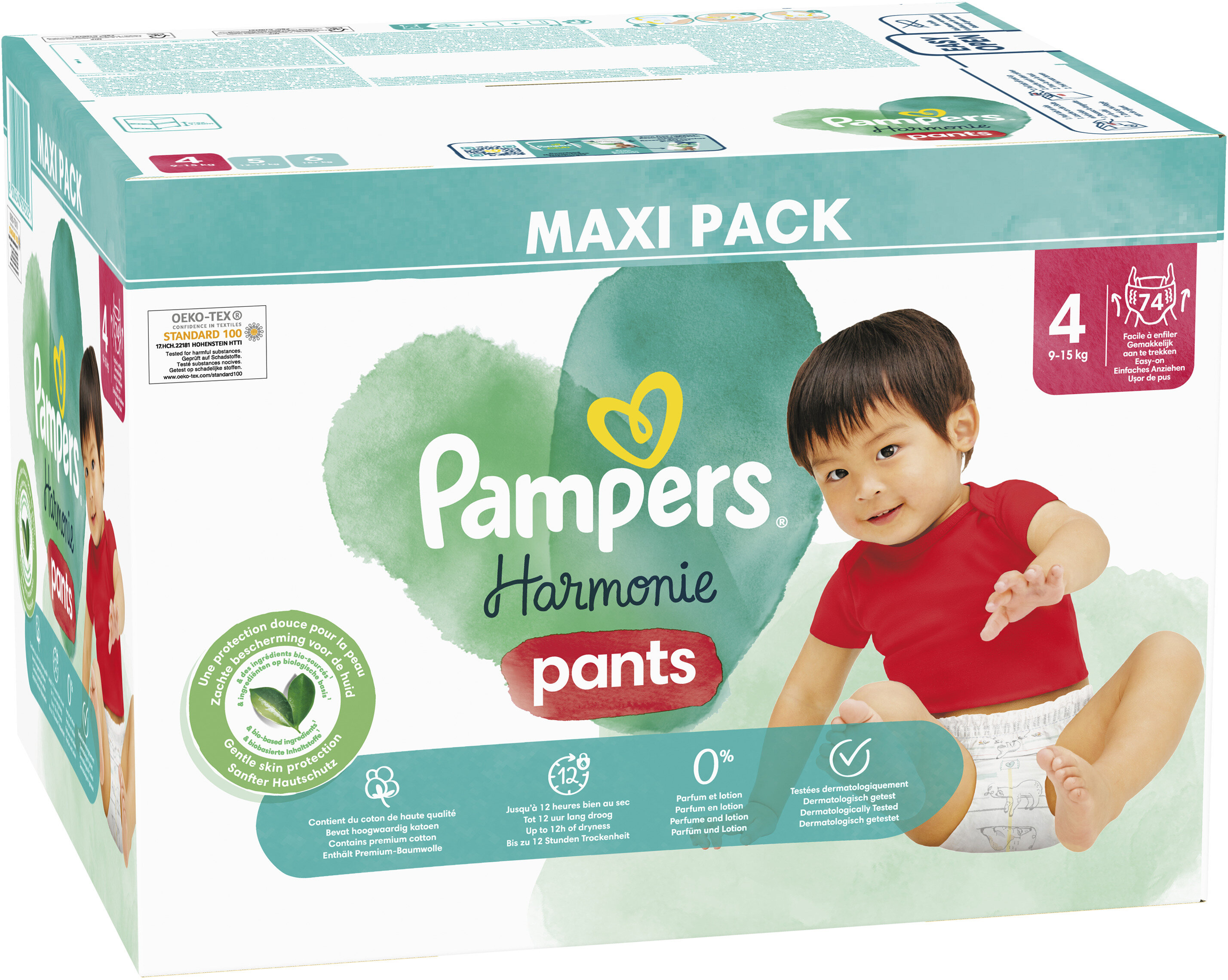 pieluchomajtki pampers mega box 4+