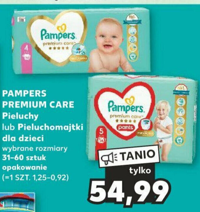 pieluchy pampers premium 5 najtaniej