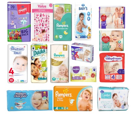 pieluchomajtki pampers 6 tesco