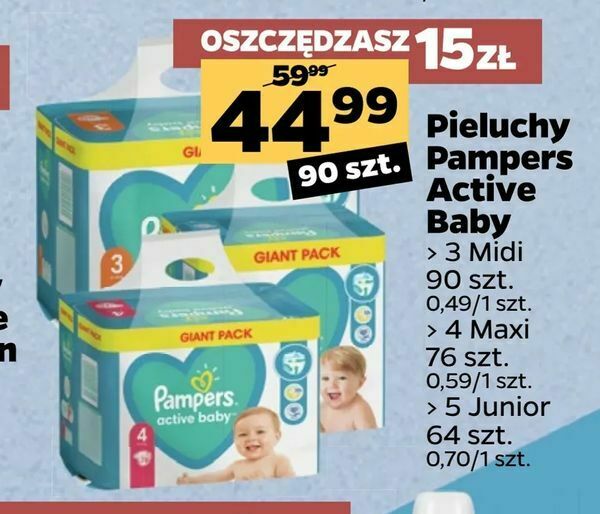 pieluchy pampers 4 emag