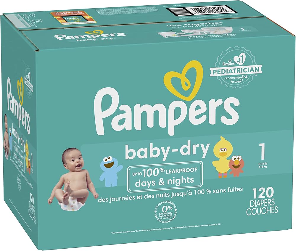 chusteczki pampers 6 pak