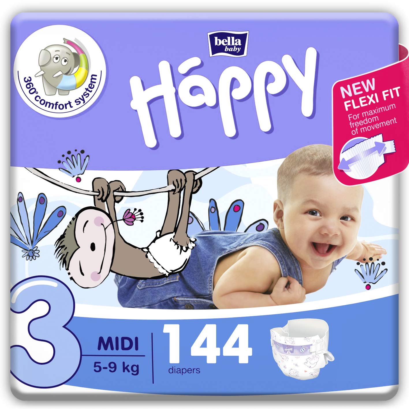 pieluchomajtki pampers 4 208szt