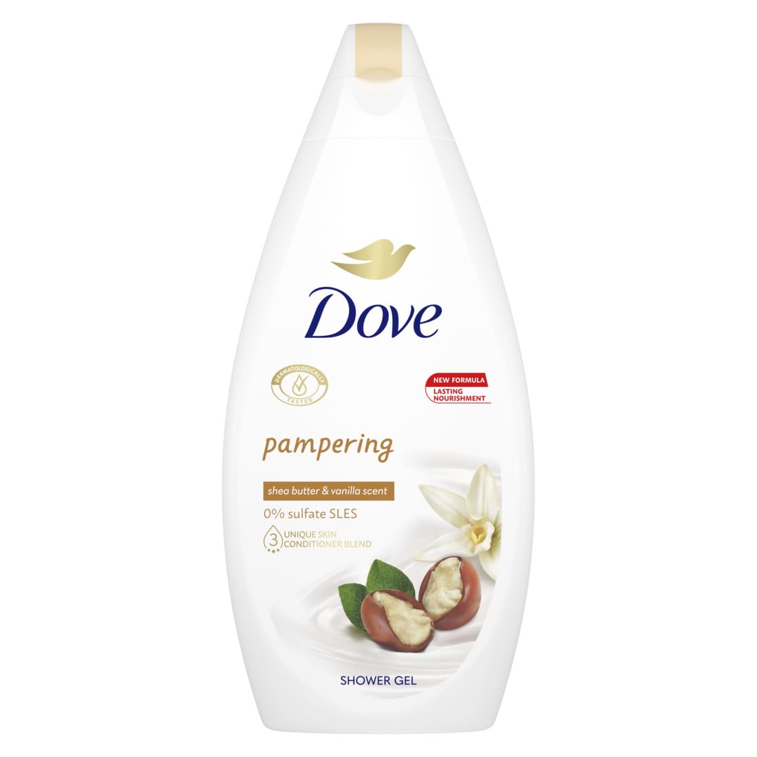 dove purely pampering kremowa kostka myjąca z masłem shea