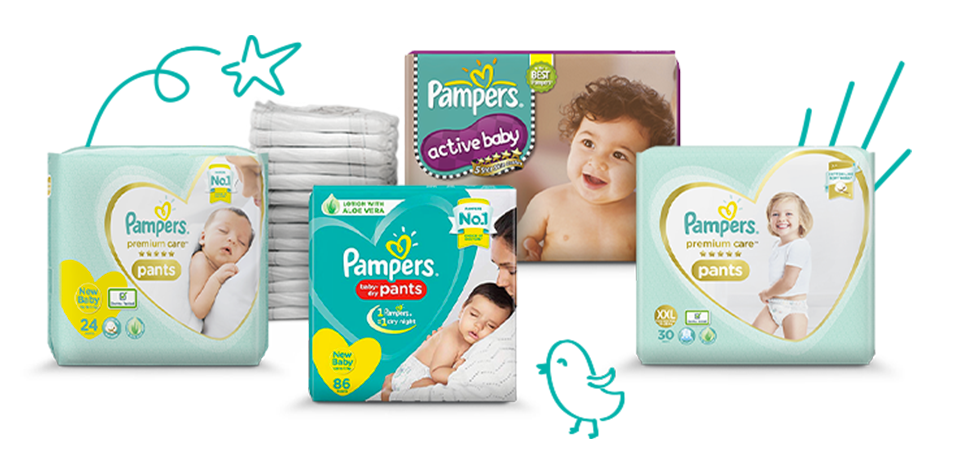 paleta pieluch pampers