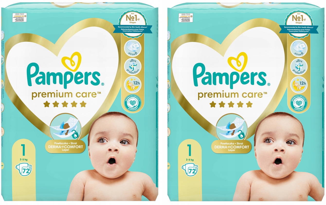 pampers procare pieluchy rozmiar 1 2-5kg 38 sztuk ceneo