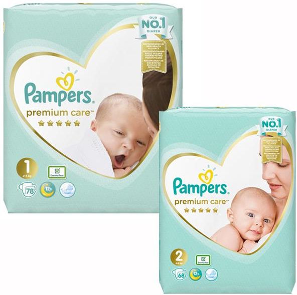 1 active baby premium care pampers