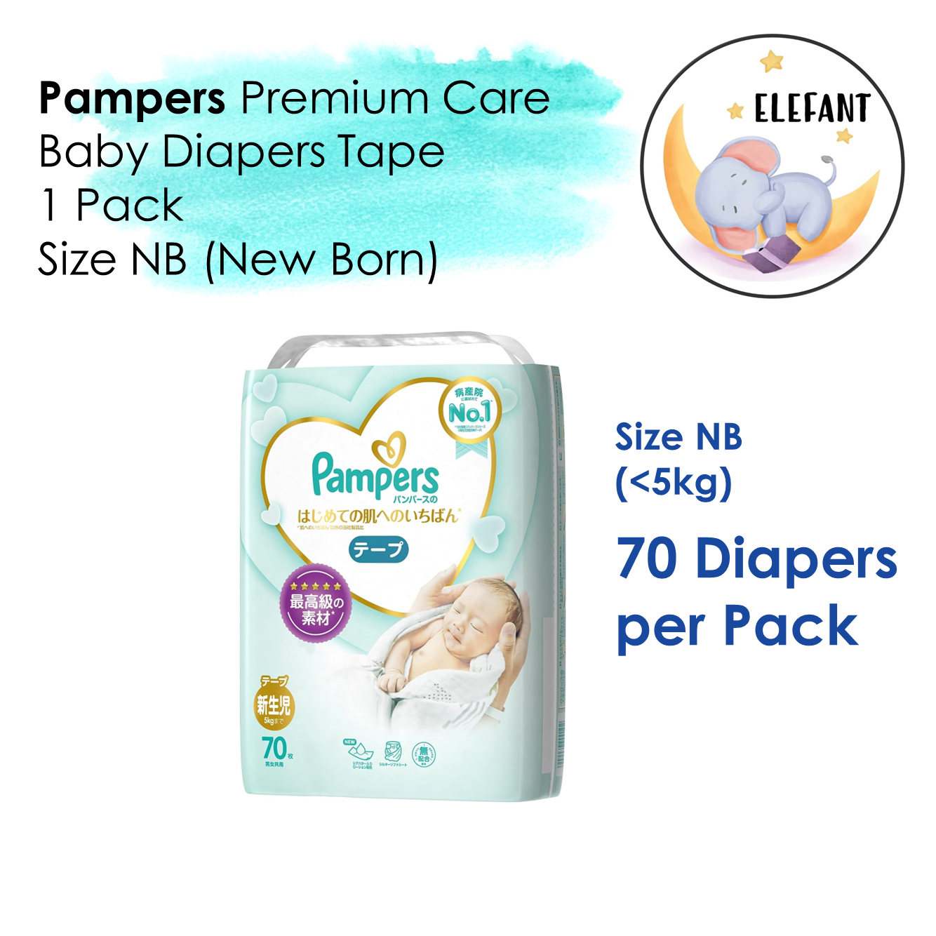 pampers premium 2 80 sztuk