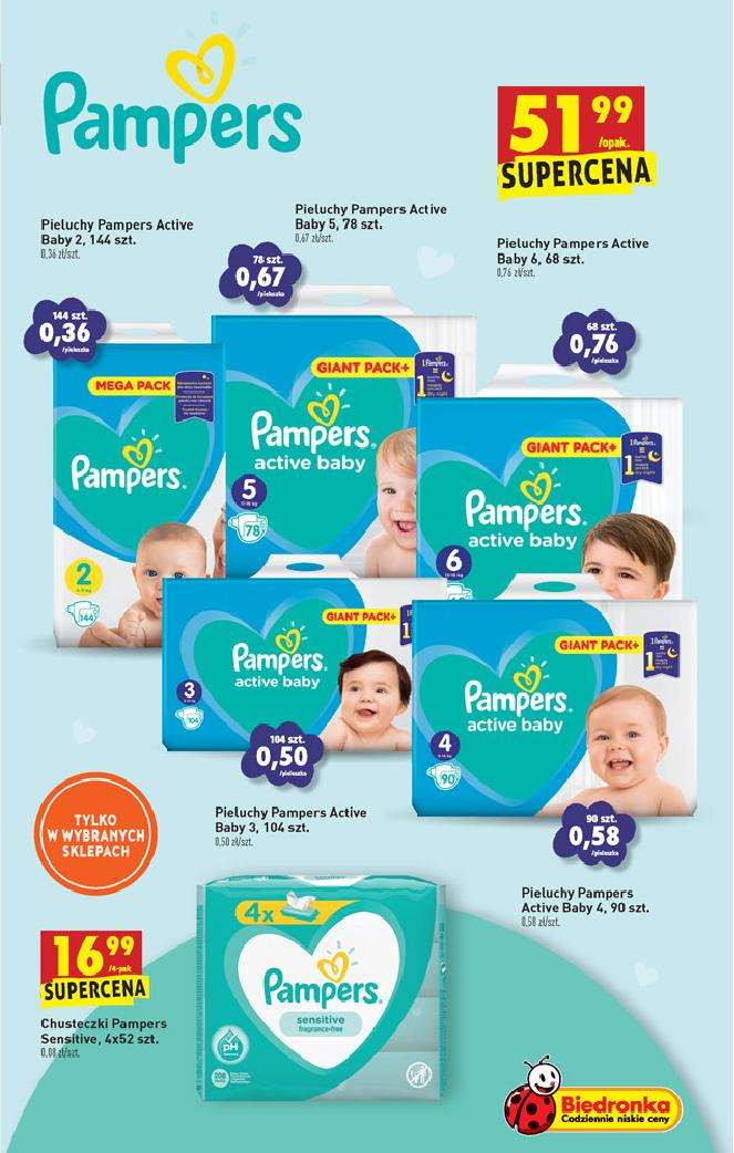 pieluchomajtki pampers 5 gdzie kupic