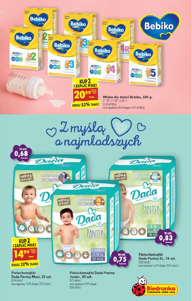 rossmann pieluchy babydream 4 na rzepy