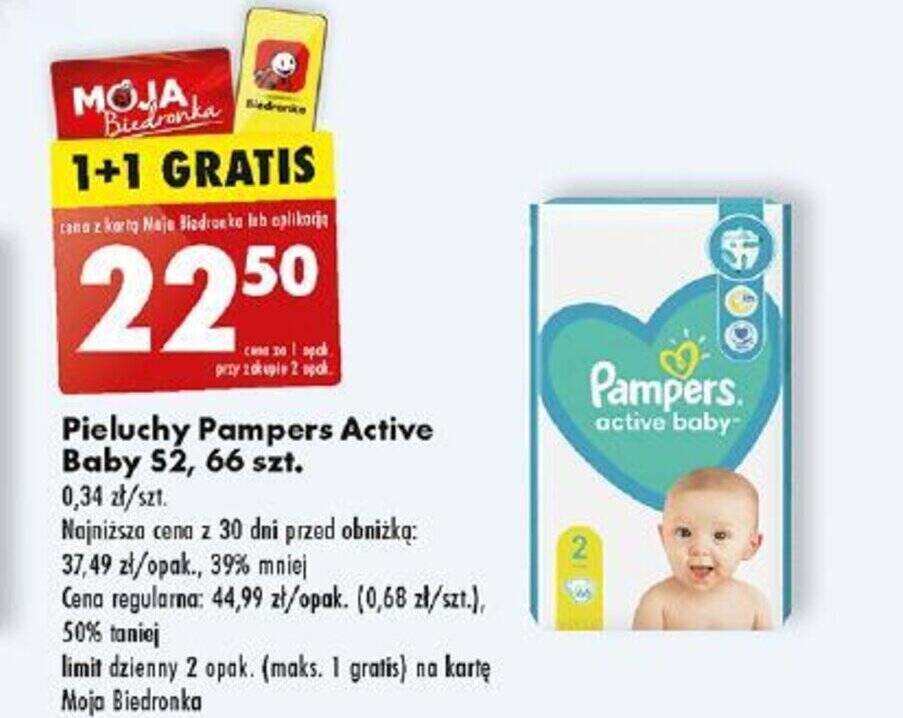 hurtownia pieluch pampers 1