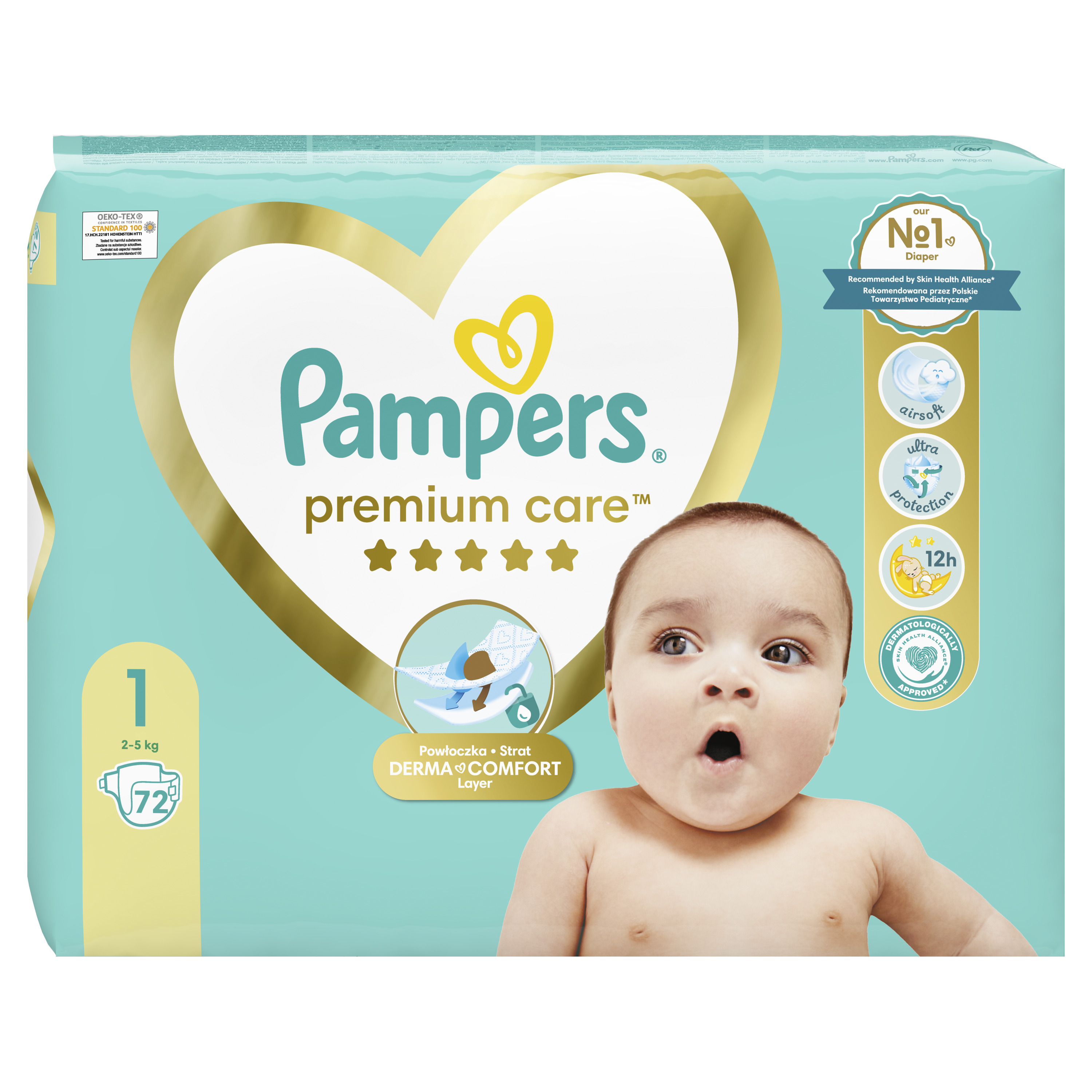 pampers new baby dry 100 szt