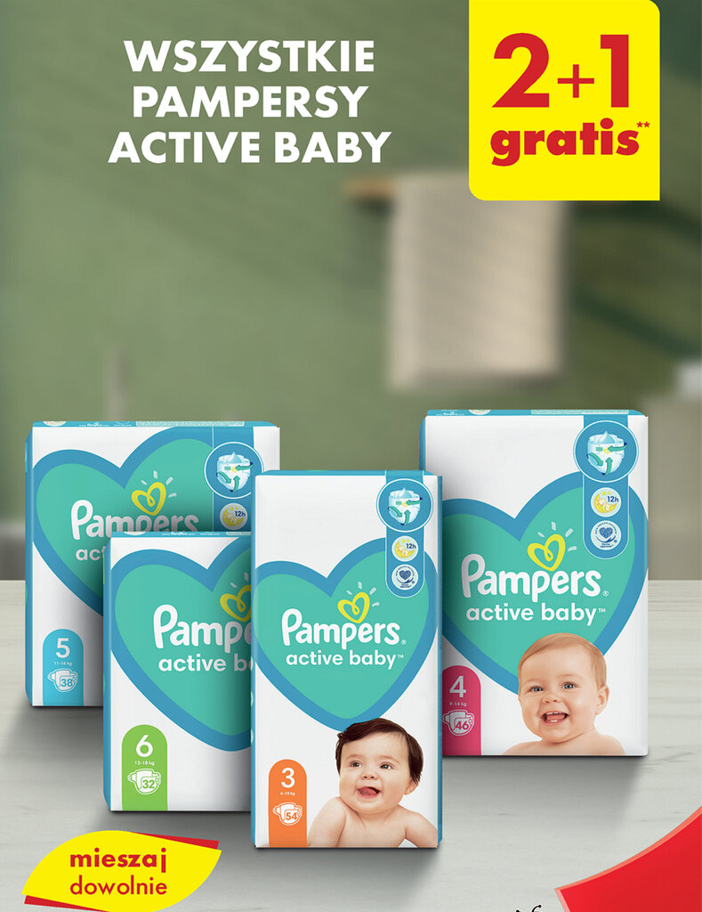 pampers rozmiary pieluch