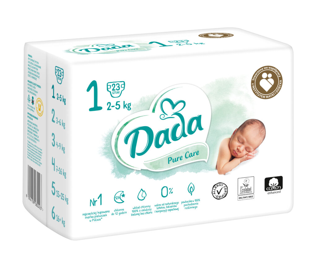 pieluchy dada pampers premiumc care