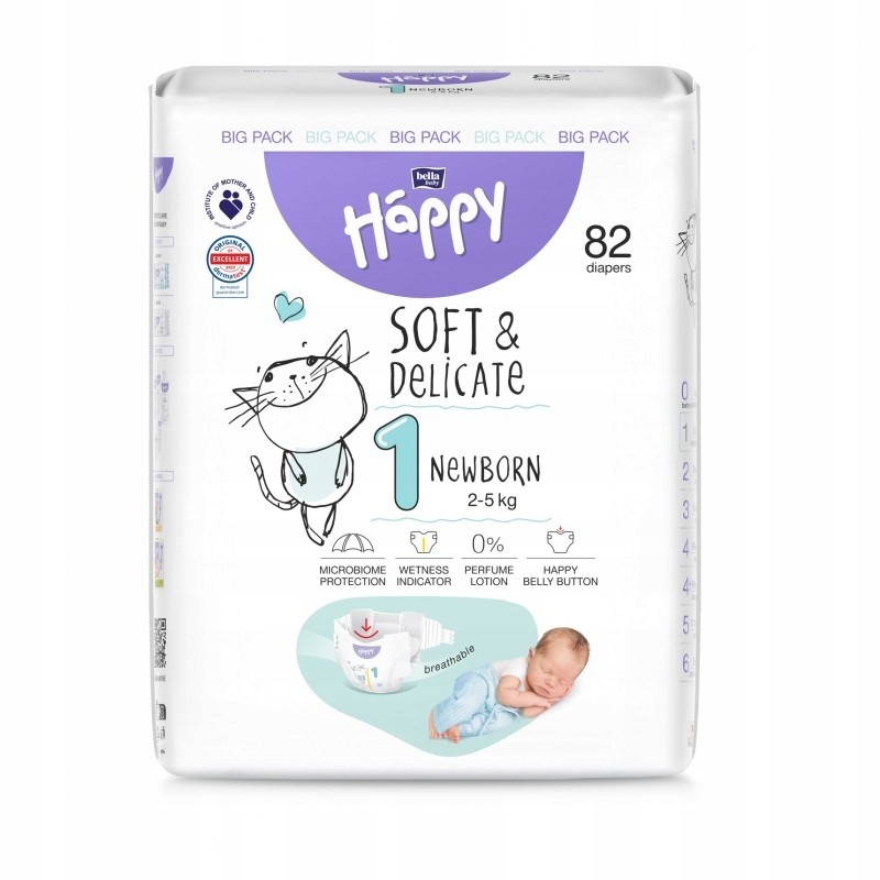 pampers newbaby-dry pieluchy rozmiar 2