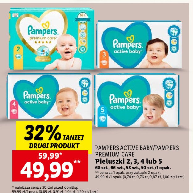 pampers 120 sztuk