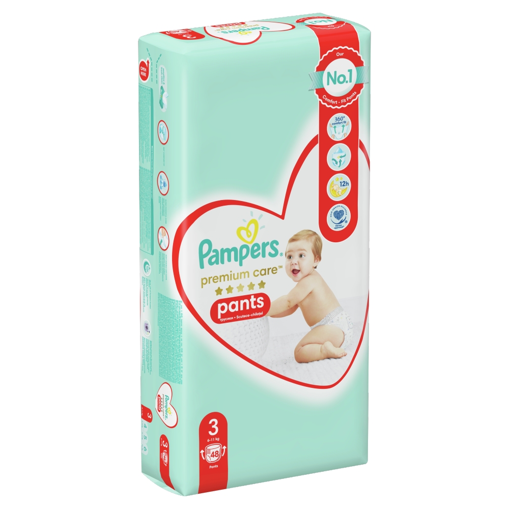 pampers diaper pants extra large 12 kg plus 48 pieces