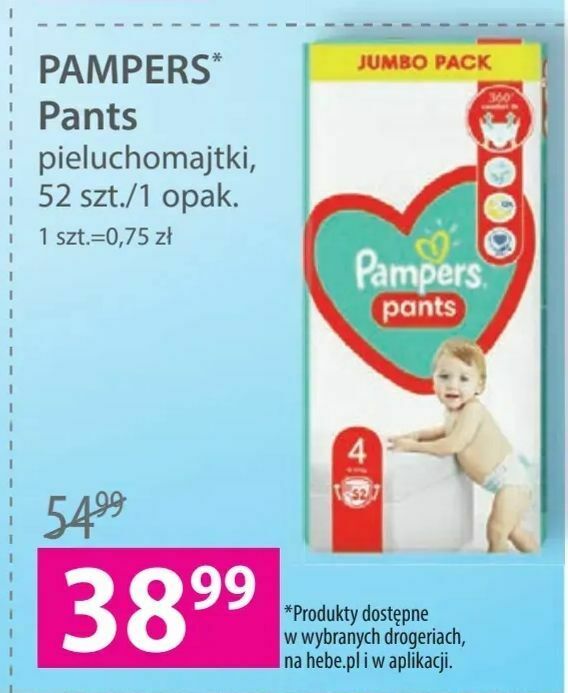 rossmann pieluchy pampers 5