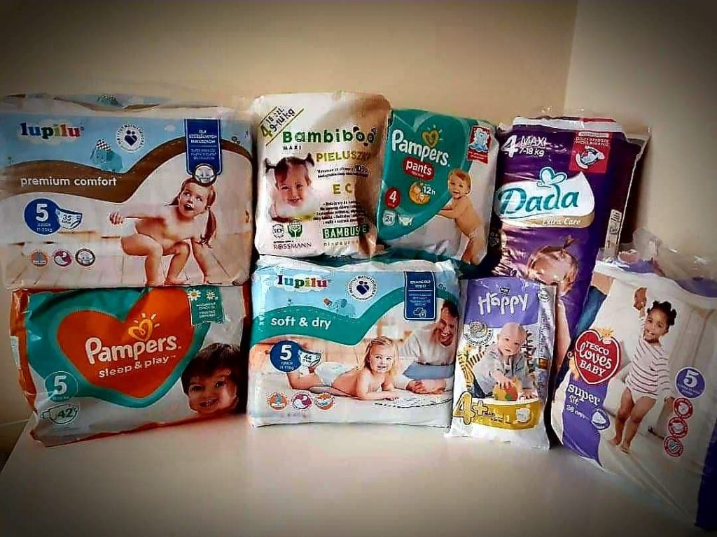 pampers new born dry