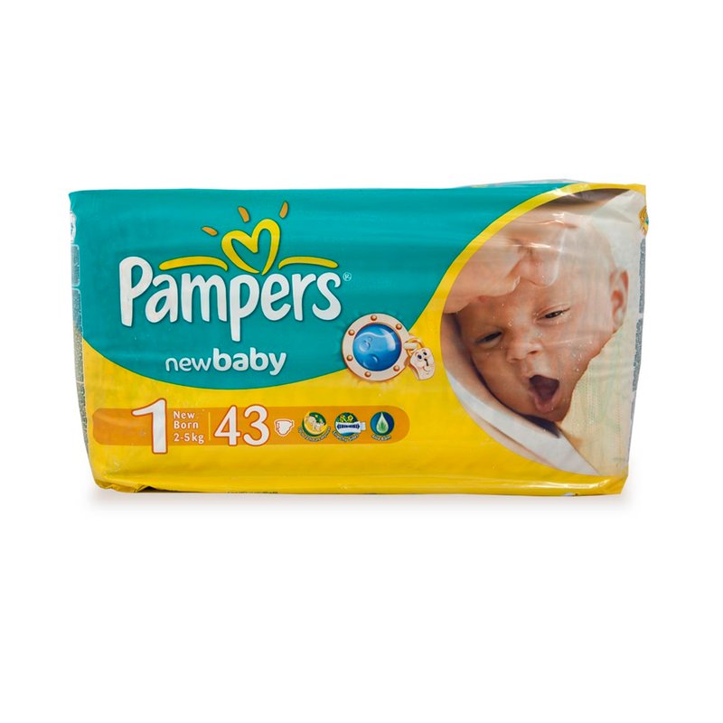 pampers pieluchy new baby 2 mini 3-6kg 100 sztuk