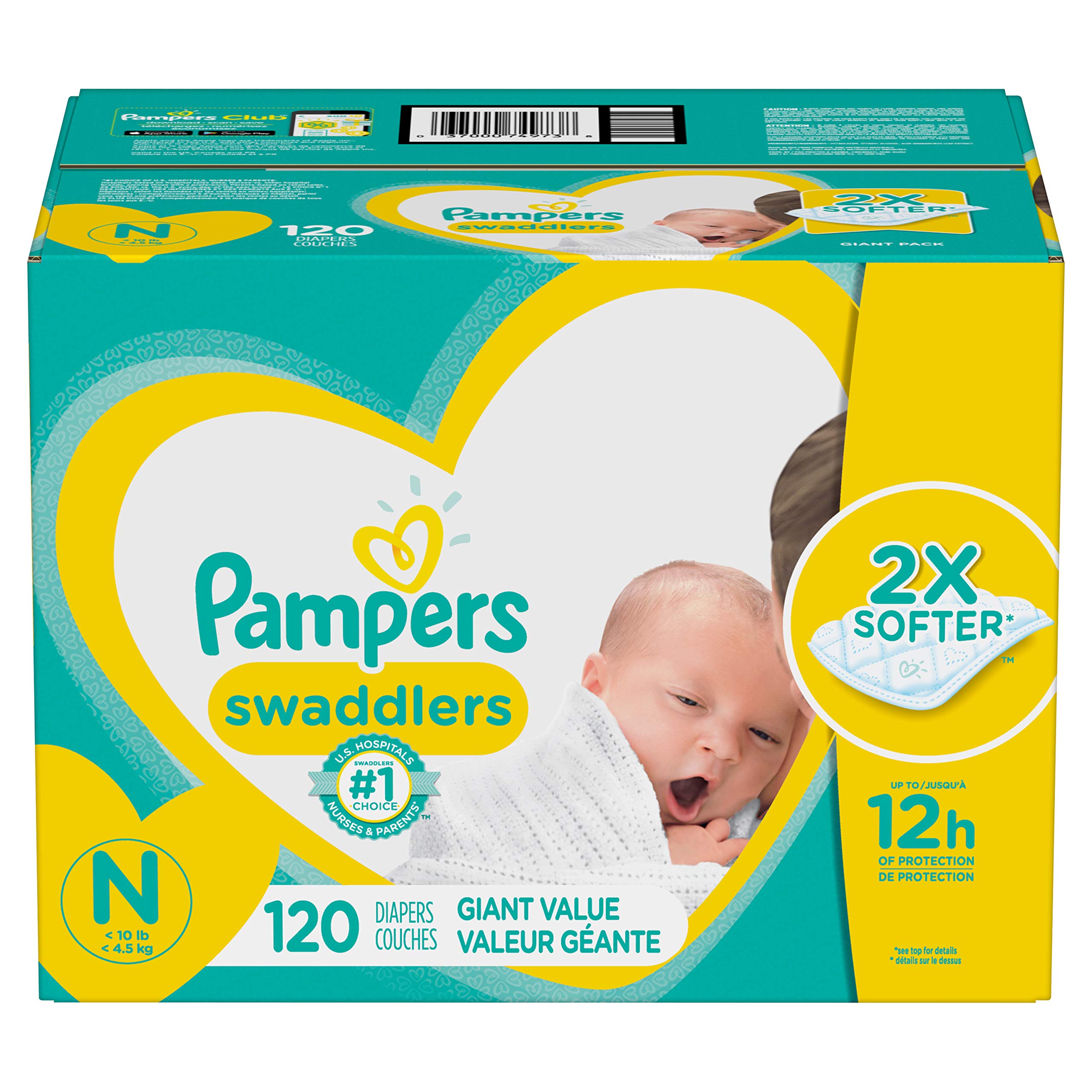 pampers swaddlers size 4