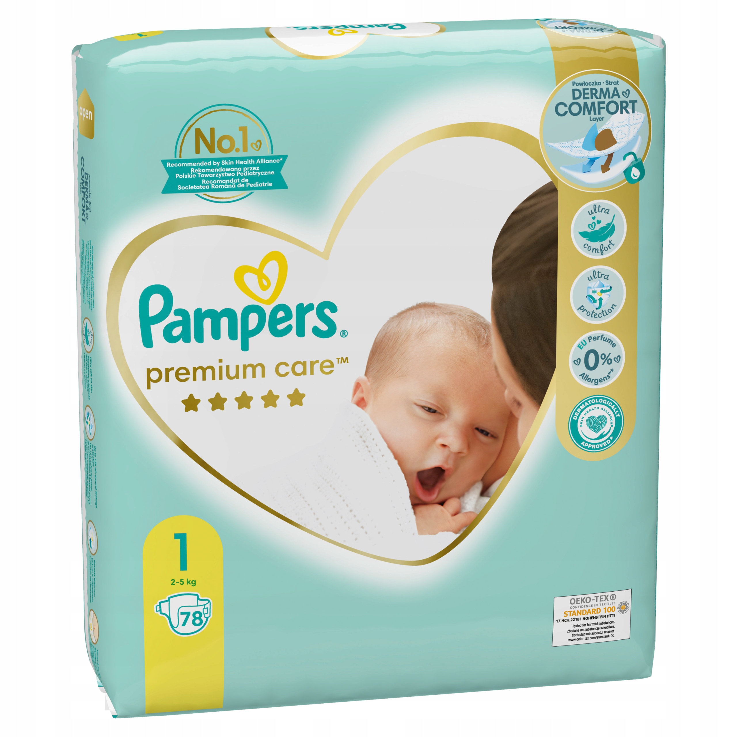 chusteczki nawilżane pampers sensitive w pudełku