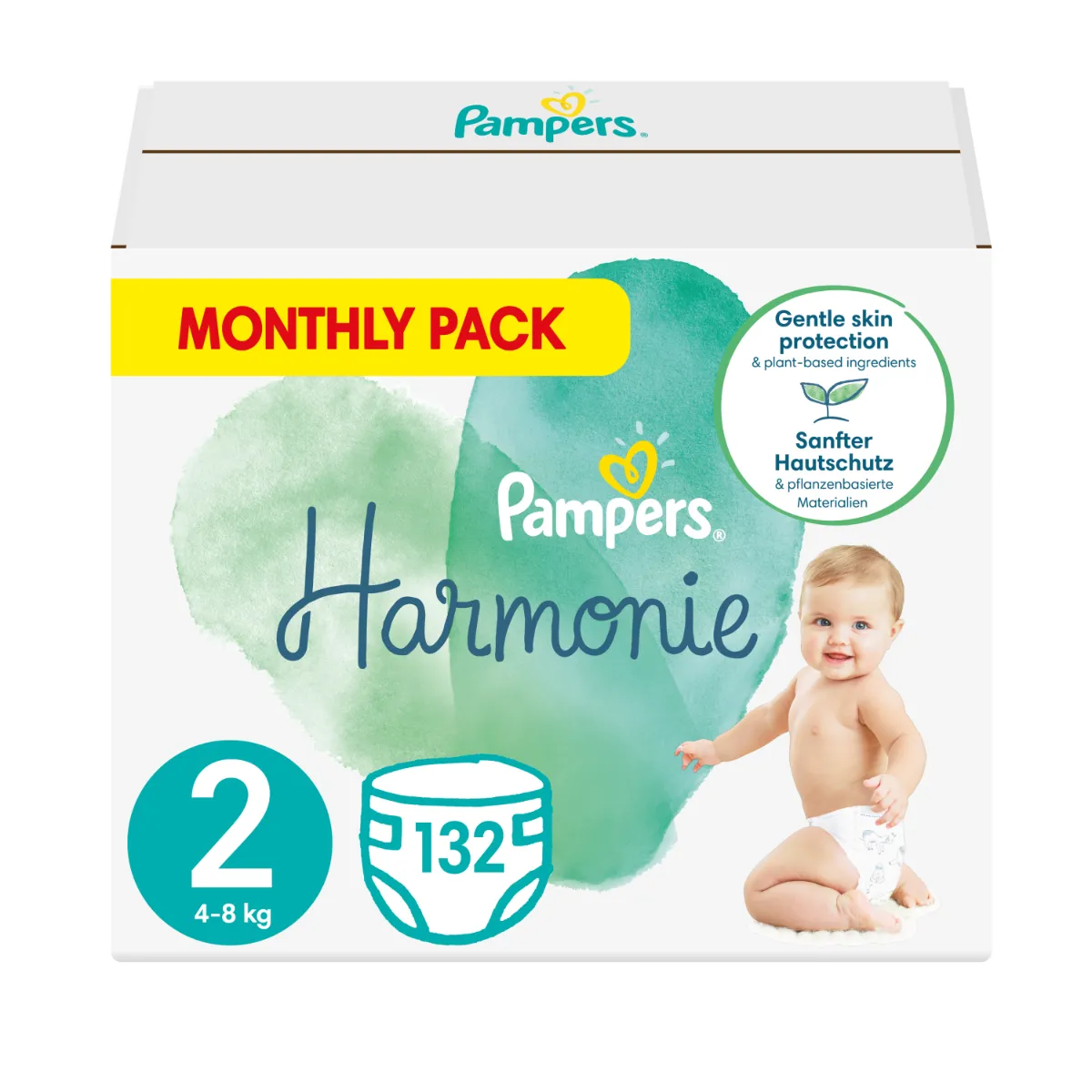 pampers duże opakowanie 88 szt 2-5kg