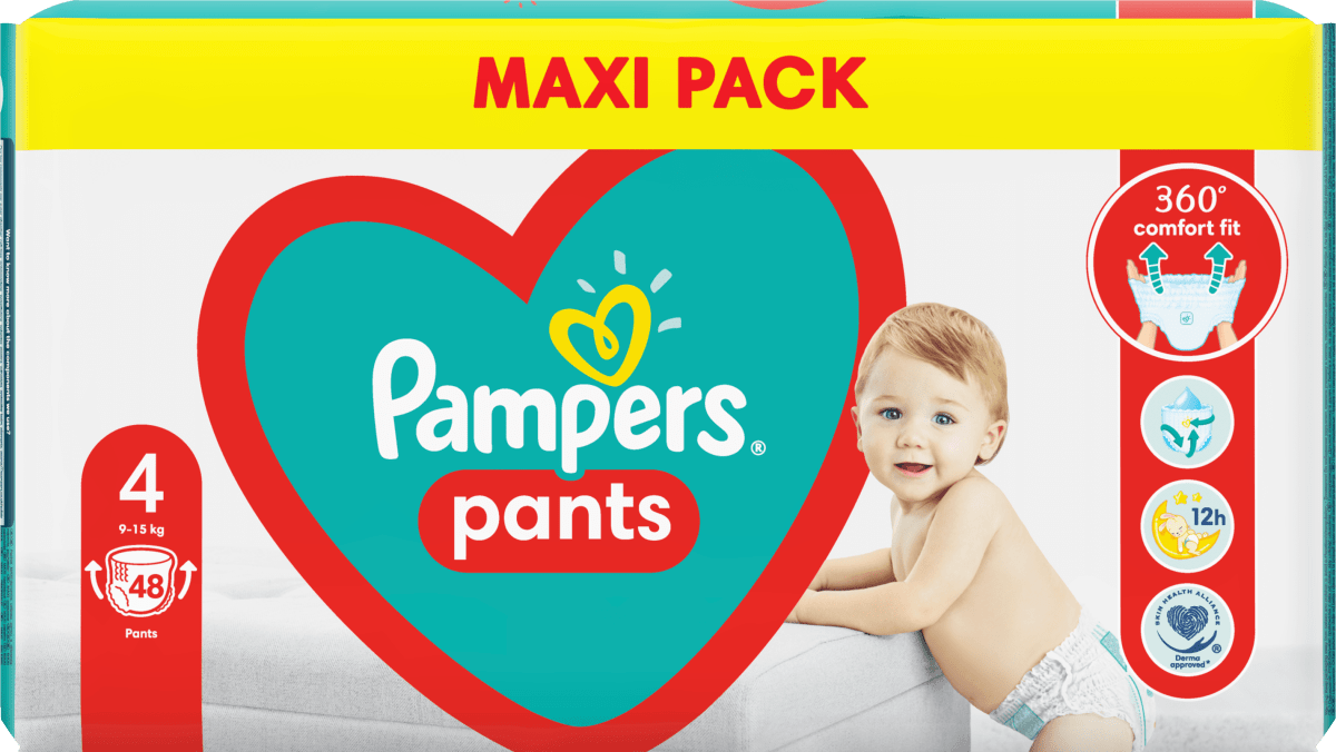 pampers pants 4 i 4 maxi różnica