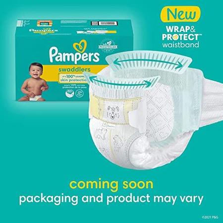 pampers nappy pants blue tab front or back