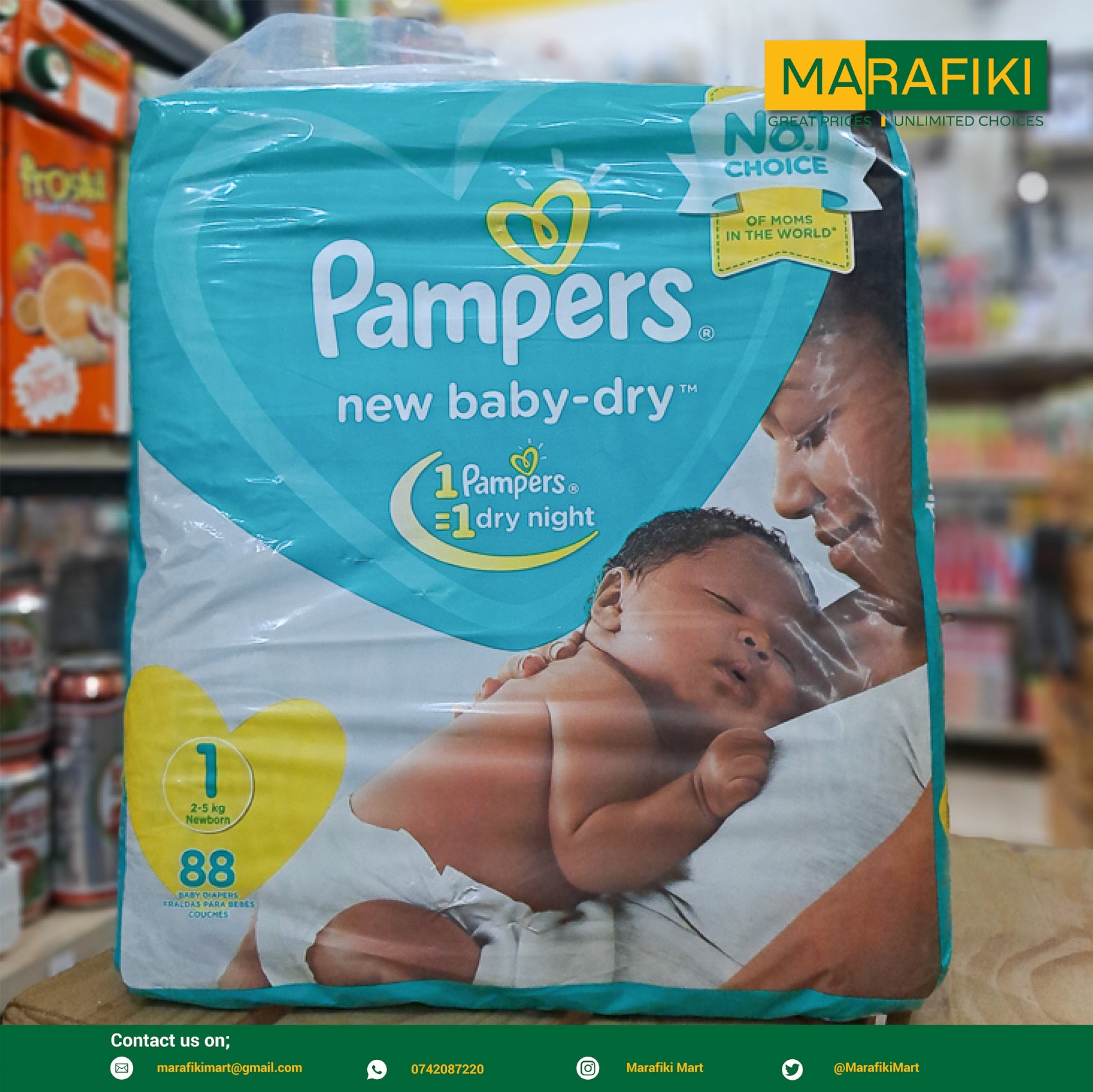 pampers chustevzki i pampersy