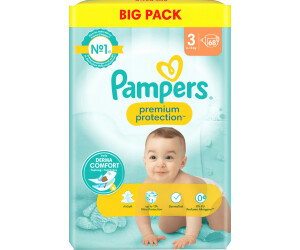 pieluchy pampers różowe i niebieskie