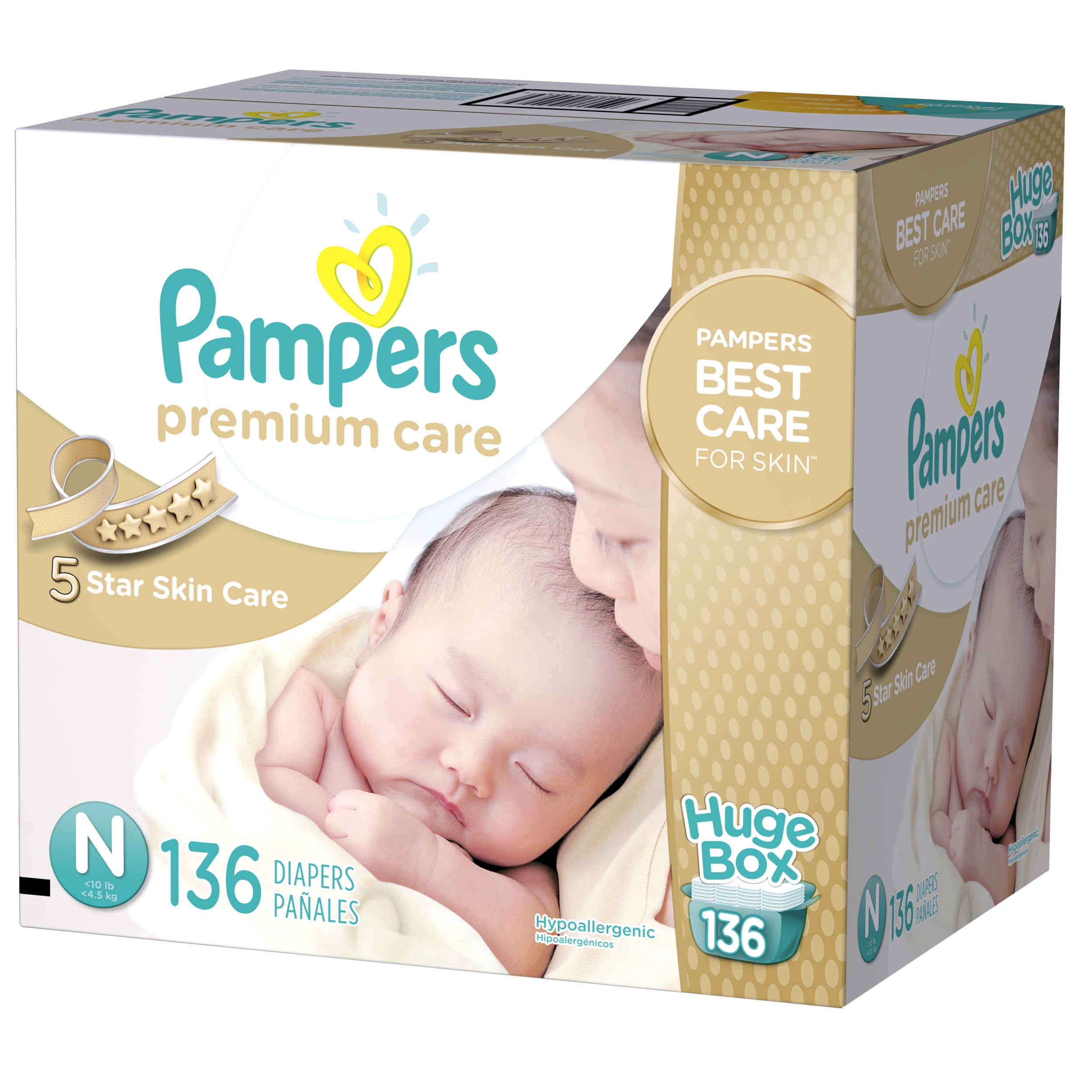 196 pieluszek rozmiar 4 pampers