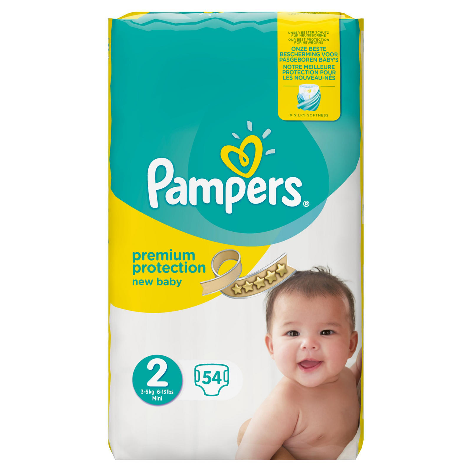 zakladanie pieluchy pampers