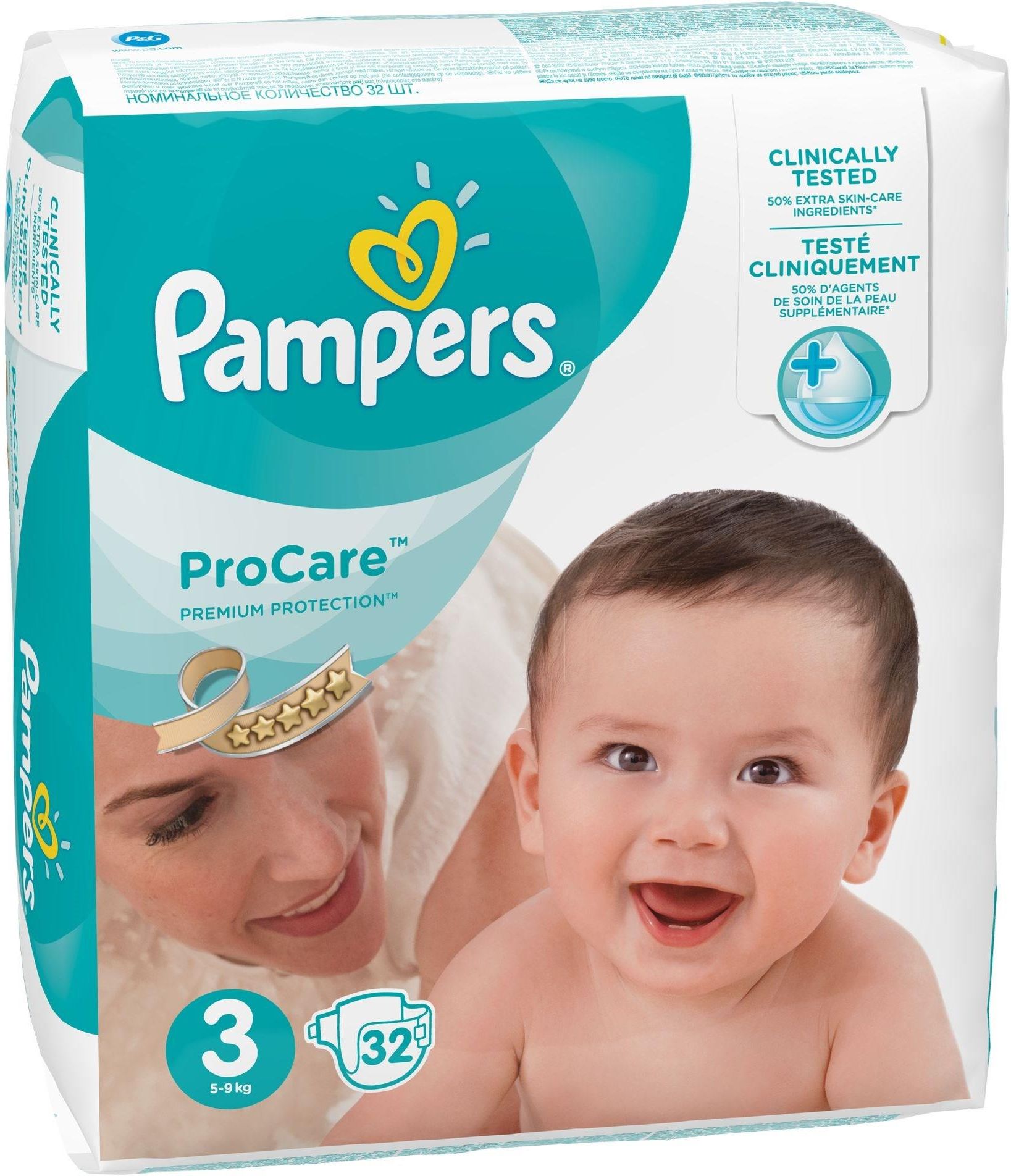 pampers 4+ 96 szt