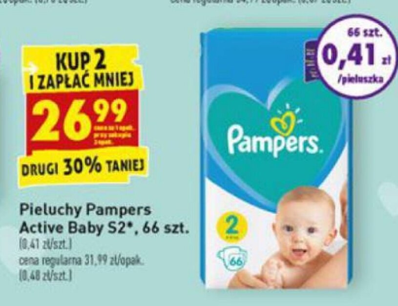 pampers new baby pieluchy rozmiar 2 mini 3-6kg 3x76 sztuk