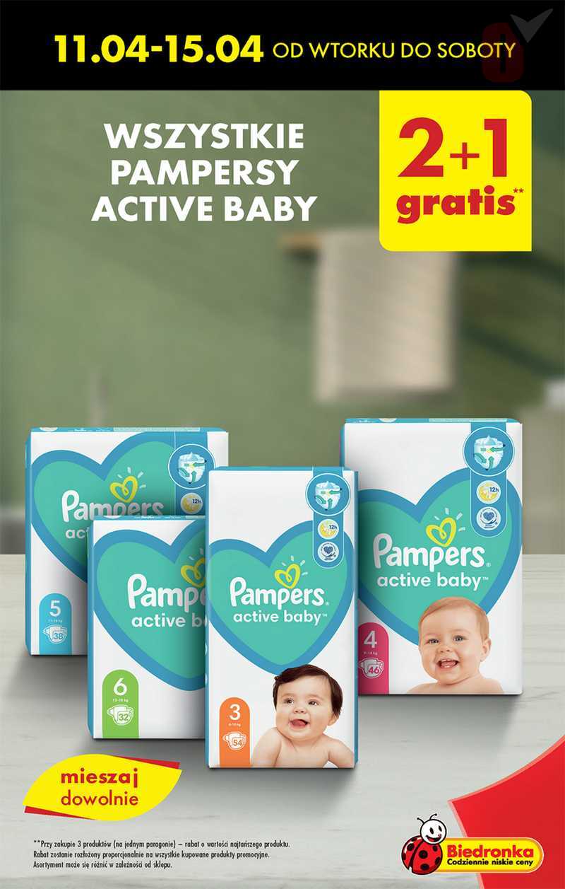 pampers imitujący majtki