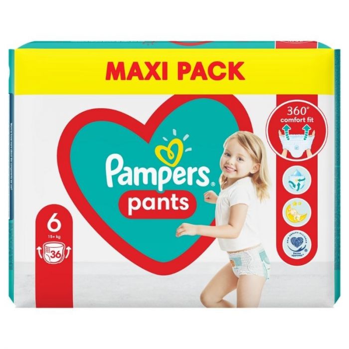 pampers pieluchomajtki pants zapas 4 maxi 176 szt