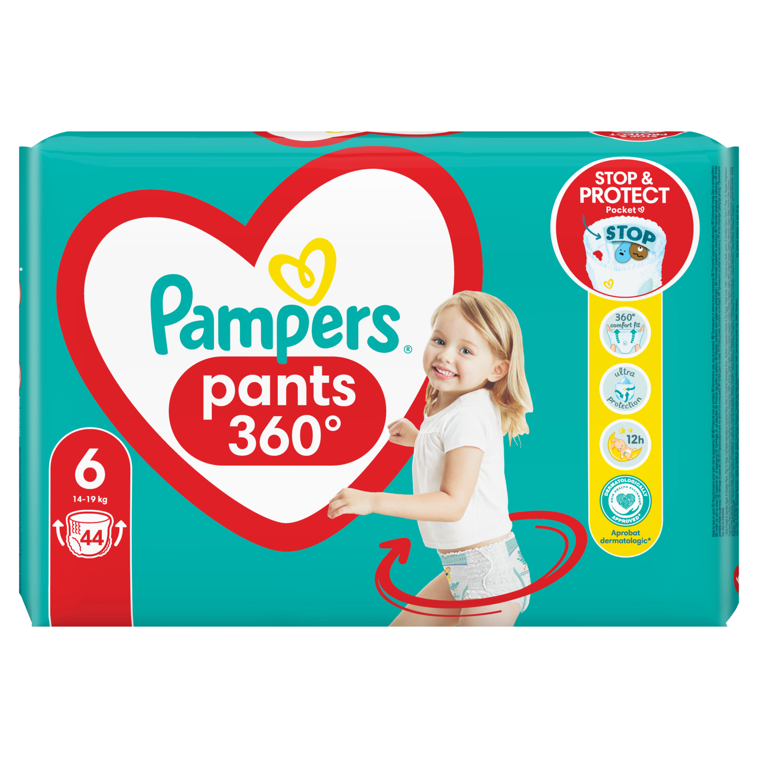 4 pieluchy pampers