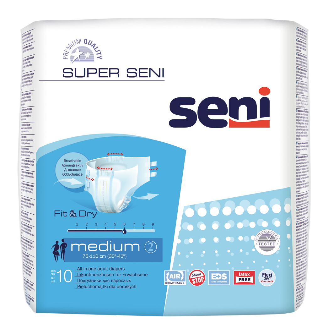 pieluchomajtki super seni air medium 10 sztuk